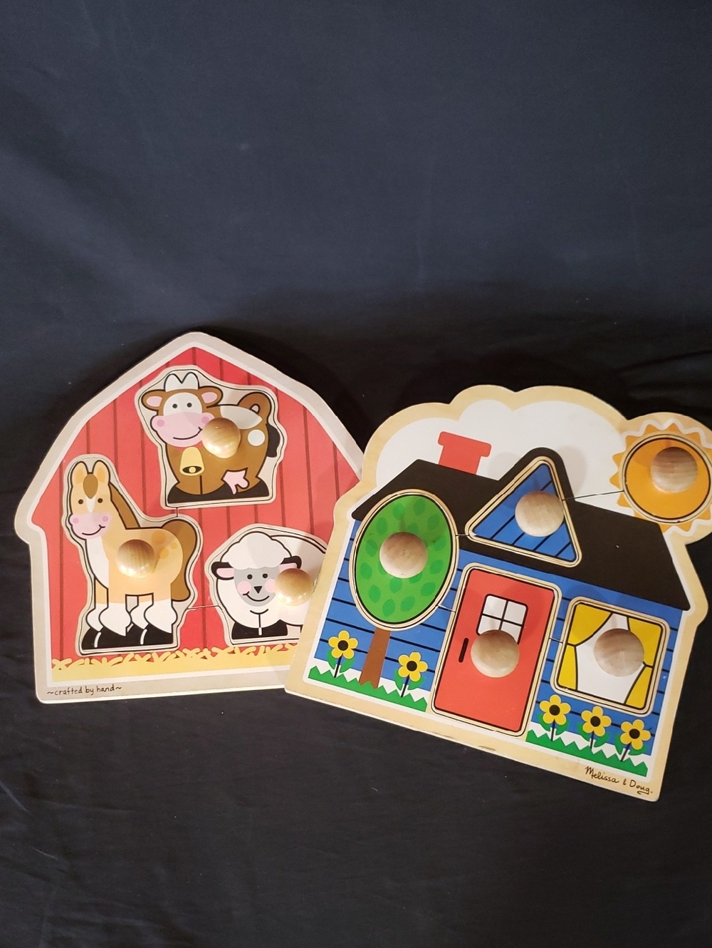 Melissa & Doug Jumbo Knob Chunky Puzzles